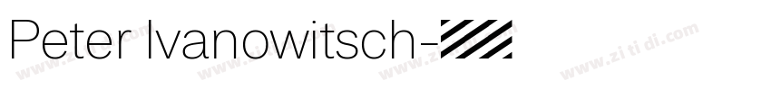Peter Ivanowitsch字体转换